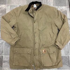 Men’s vintage carhartt blanket lined field jacket